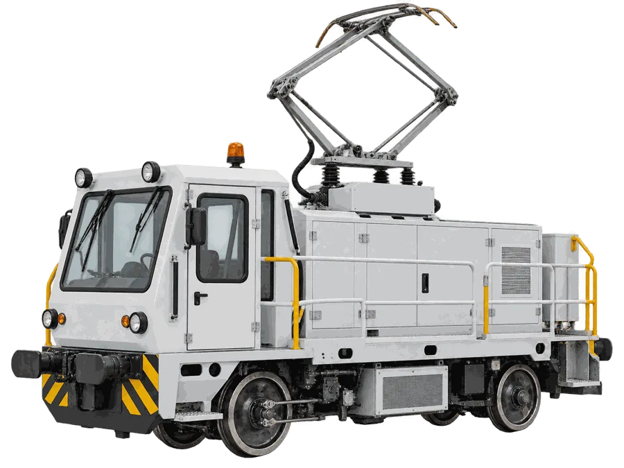 Rail support vehicle